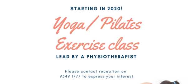 Yoga/Pilates class Dr7 Physiotherapy