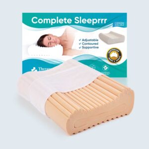 Complete Sleeprrr memory foam plus pillow (Pink) - Suitable for broader frames. Firmer feel gives more support.