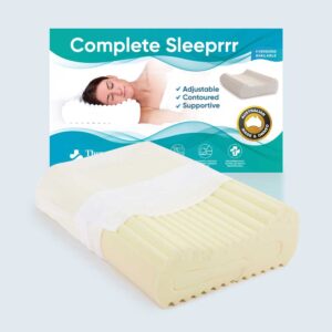 Complete Sleeprrr traditional foam pillow (Yellow) - Provides a more rigid and supportive shape for those that prefer traditional foam.